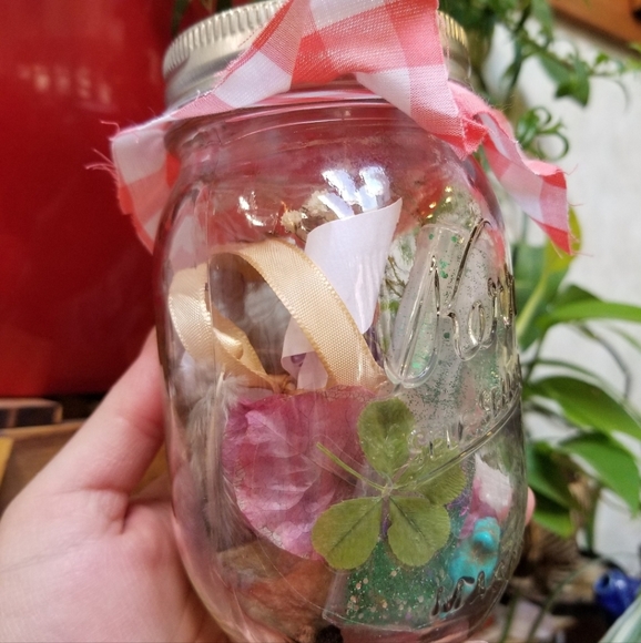 Magic Spellcasting Jar (1) - Witchy Magic Jar w Trinkets Handmade - Picture 4 of 6